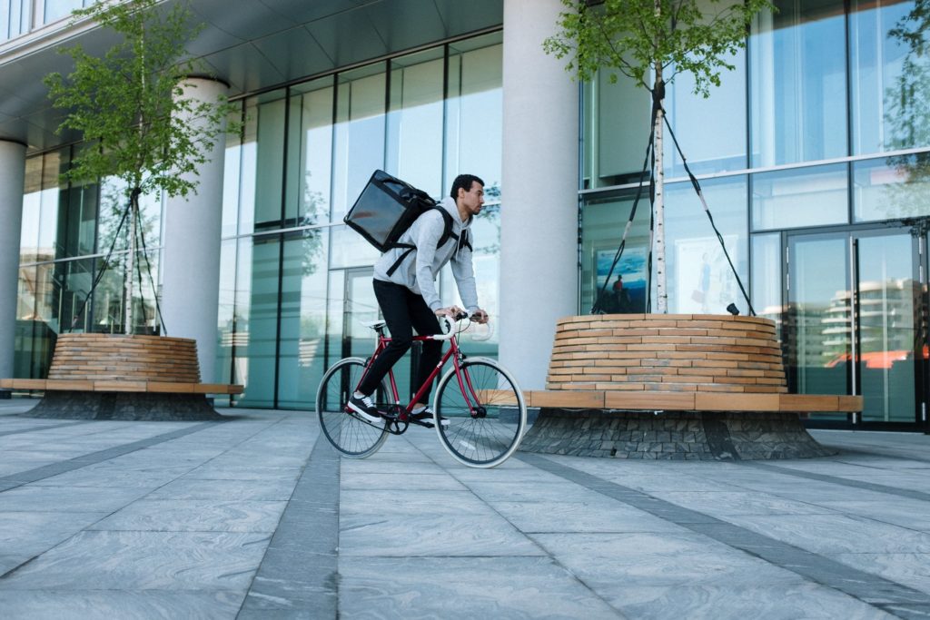 La livraison à vélo, nouveau service pour les commerçants