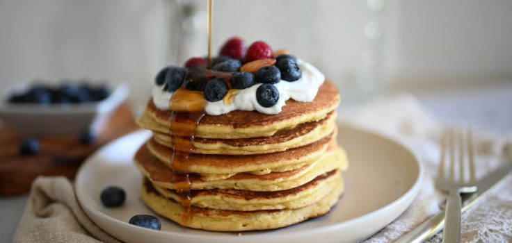 assiete de pancakes
