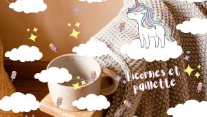 plaid licorne