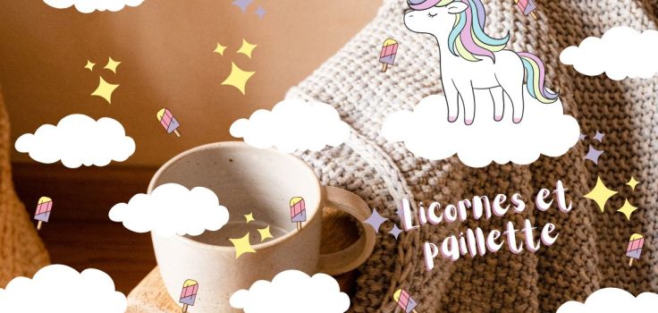 plaid licorne