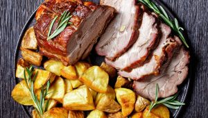 roti de porc