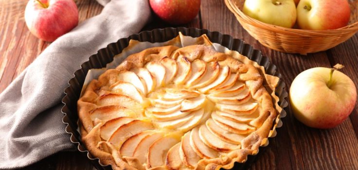 Flognarde aux pommes